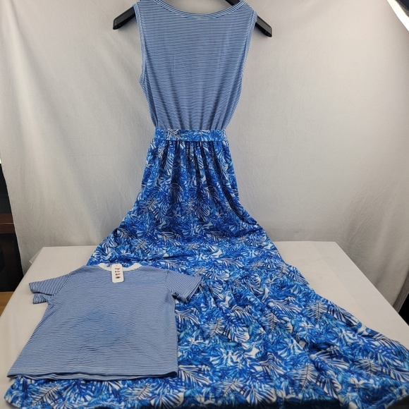 NWT Pat Pat matching family dress and tshirt Mom Son outfits 2T & womens small - Picture 4 of 5